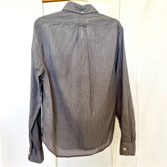 Todd Snyder SLIM FIT SUMMERWEIGHT FAVORITE SHIRT IN BLUE small - Picture 4 of 4